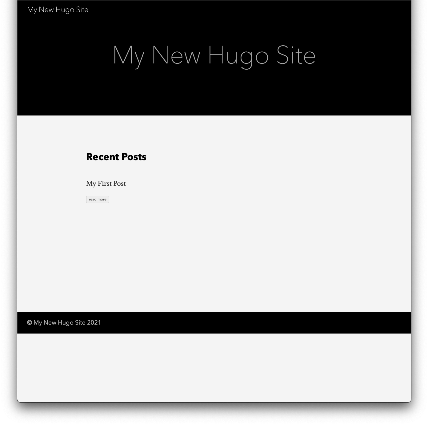 hugo-tutorial.png チュートリアルで構築したブログ
